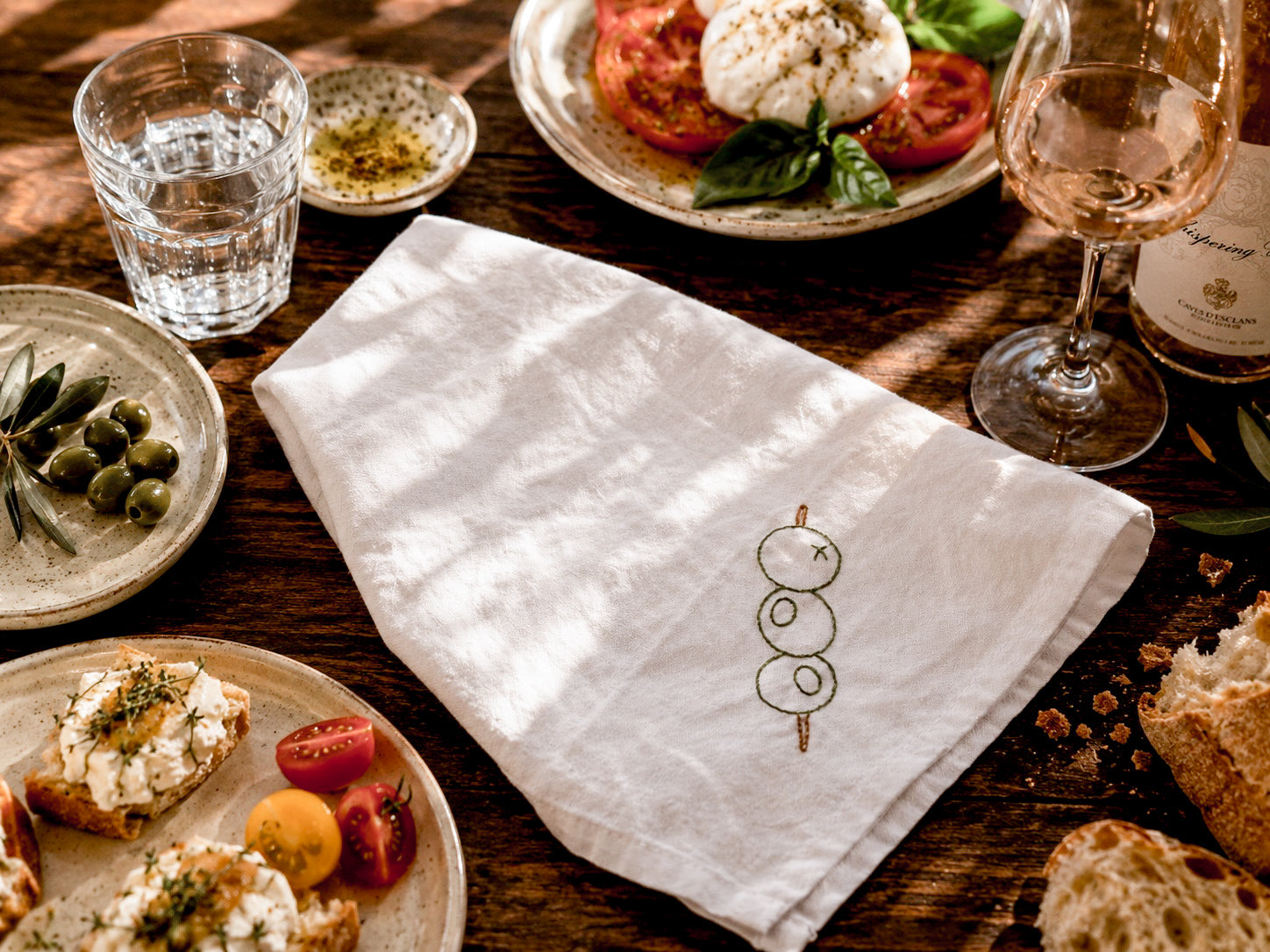 Perfect Day on the Mediterranean Napkins (Set of 8)