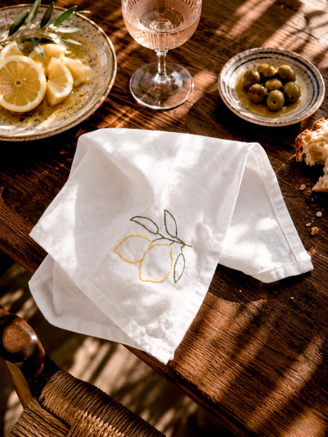 Perfect Day on the Mediterranean Napkins (Set of 8)